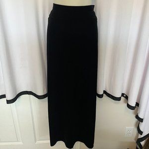 Easy Spirit Long Black Skirt